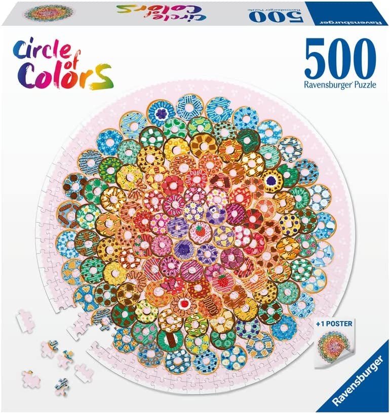 Ravensburger Puzzle Dėlionė: Spalvų ratas / Spurgos