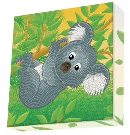 Deimantinė mozaika KOALA CLIMB 22x22 cm