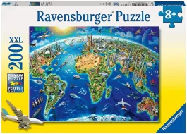 Dėlionė "Platusis pasaulis" Ravensburger, 12722, 200 d.