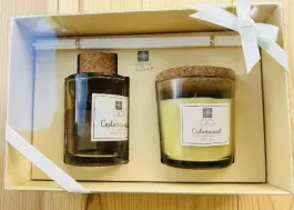 Namų kvapų rinkinys CEDARWOOD (namų kvapas + žvakė)