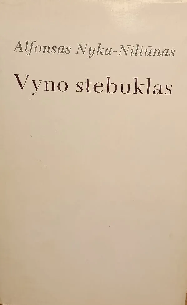 Vyno stebuklas