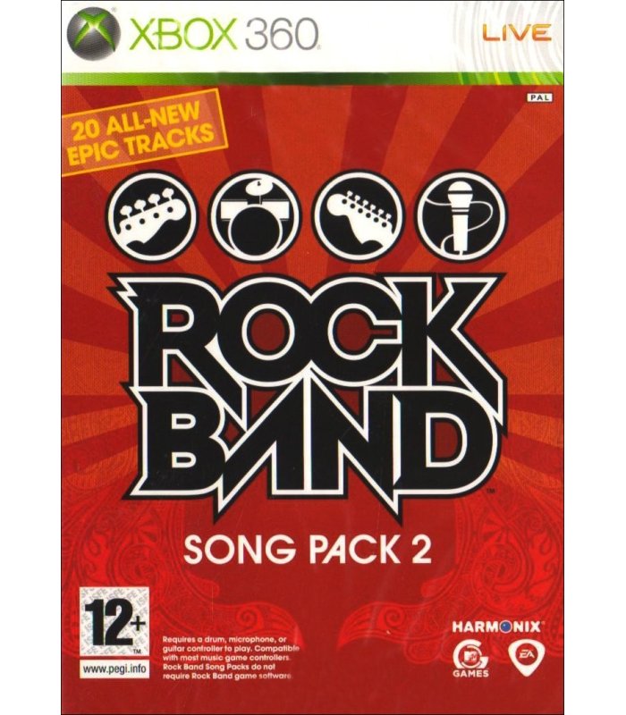 Pirkti RockBand Song Pack 2 Xbox 360 Gera Kaina