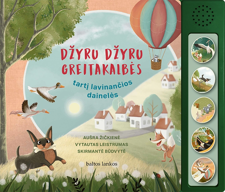 Džyru džyru greitakalbės. Tartį lavinančios dainelės