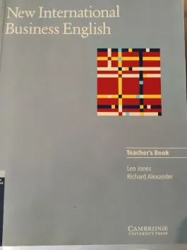 New International Business English Teacher's book