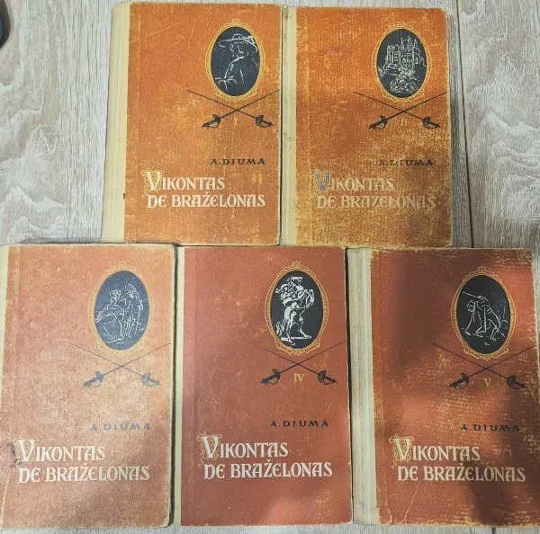 Vikontas de Brazelonas 1-5 tomai