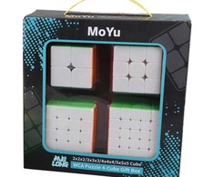 Vennerd Forlag As Rubiko Kubas - MoYu MeiLong Gift Box 4 in 1