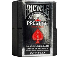 Bicycle Prestige Standard Pokerio Kortos Dėžutėje (Raudonos)