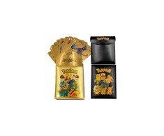 Magy Pokemon kortos 20 vnt., auksinės ir juoda kolekcija Charizard Vmax, 2 rinkiniai