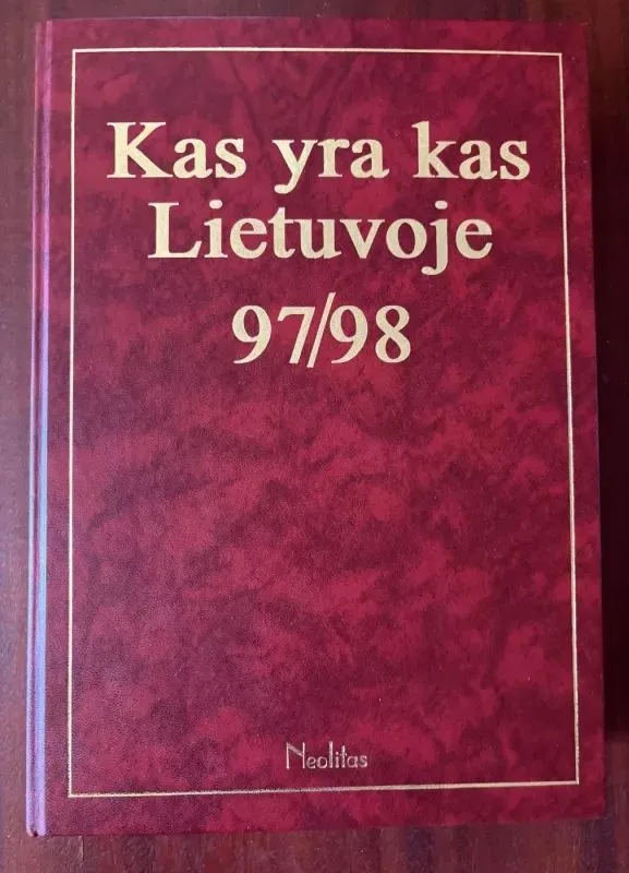 Kas yra kas Lietuvoje 97/98