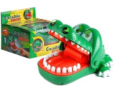 Lean Toys Žaidimas krokodilas dantistas juokingas pirštų įkandimas