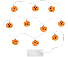 Partypal LED moliūgų šviesų girlianda, 200 cm