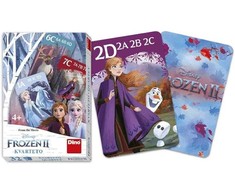 Dino žaidimų kortų kvartetas Frozen II