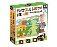 Headu Montessori Lotto dėlionė su juslinėmis formomis