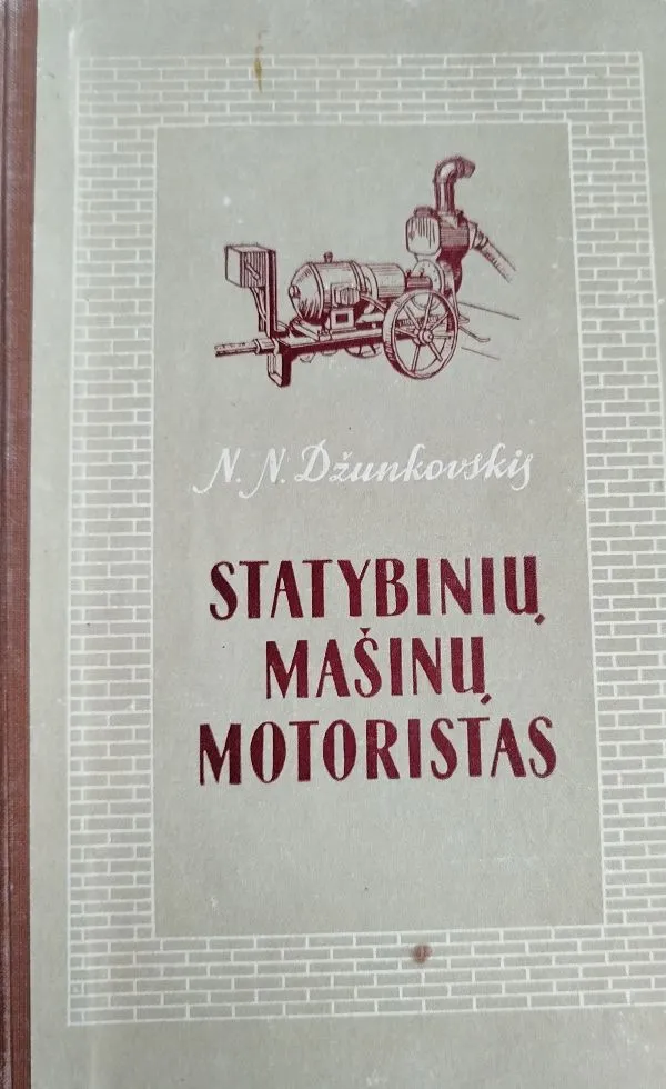 Statybinių mašinų motoristas