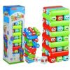 Lean Toys Spalvingas žaidimo bokštas su kirmėlėmis