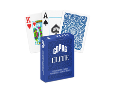 Copag 1546 Elite Poker Size - Jumbo Index Žaidimų Kortos (Mėlynos)
