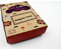 Creativo Linksmoji kortelė Anglų netaisyklingi veiksmažodžiai CREATIVO