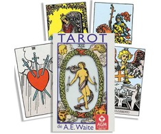 AGM Tarot de A.E. Waite Tarot kortos Portugališkas leidimas Kišeninis variantas
