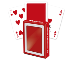 Modiano Poker Club F/N Žaidimų Kortos (Raudonos)