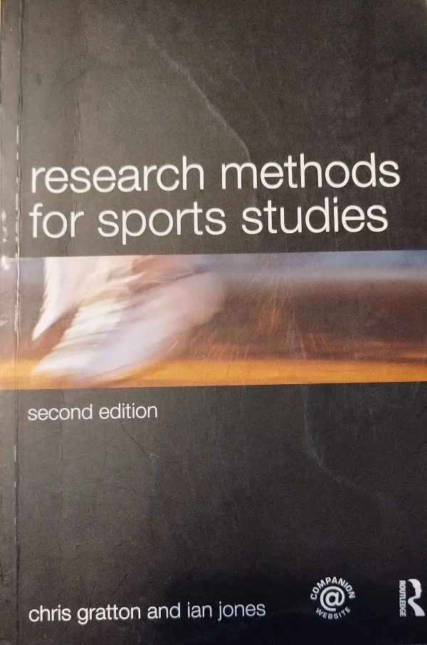 Researtch methods for sports sudies