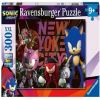 Sonic Prime 13384, 36 cm x 49 cm, 300 vnt. Ravensburger dėlionė
