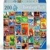 Travel Stamps, 23.4 cm x 33.6 cm, 200 vnt. Ravensburger dėlionė