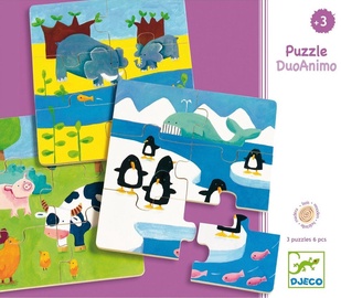 Medinė DuoAnimo DJ01552 Djeco dėlionė