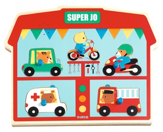 Medinė Super Jo DJ01709 Djeco dėlionė