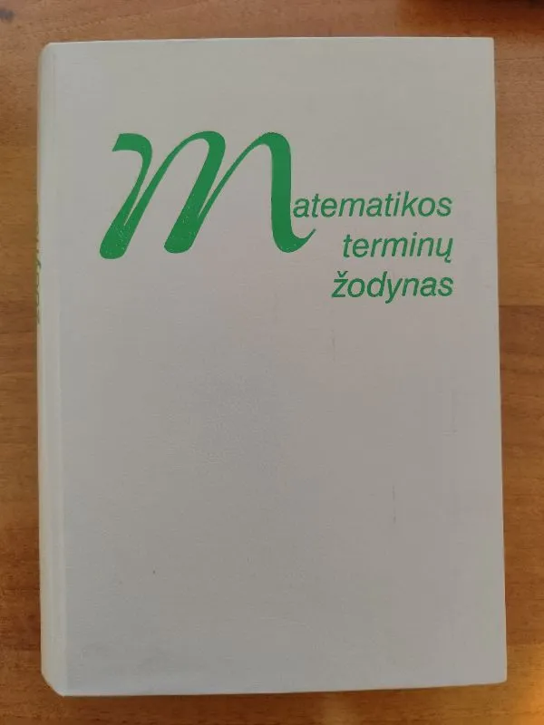 Matematikos terminų žodynas
