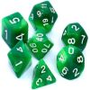 REBEL RPG Dice Set - Two Color - Žalias and Geltona