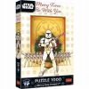 Star Wars Christmas Stormtrooper 12086, 68.3 cm x 48 cm, 1000 vnt. Trefl dėlionė