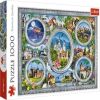 Castles Of The World 344353, 48 cm x 68 cm, 1000 vnt. Trefl dėlionė