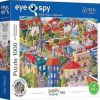 Eye-Spy Sneaky Peekers Paris France 68.3 x 48 cm, 48 cm x 68.3 cm, 1000 vnt. Trefl dėlionė