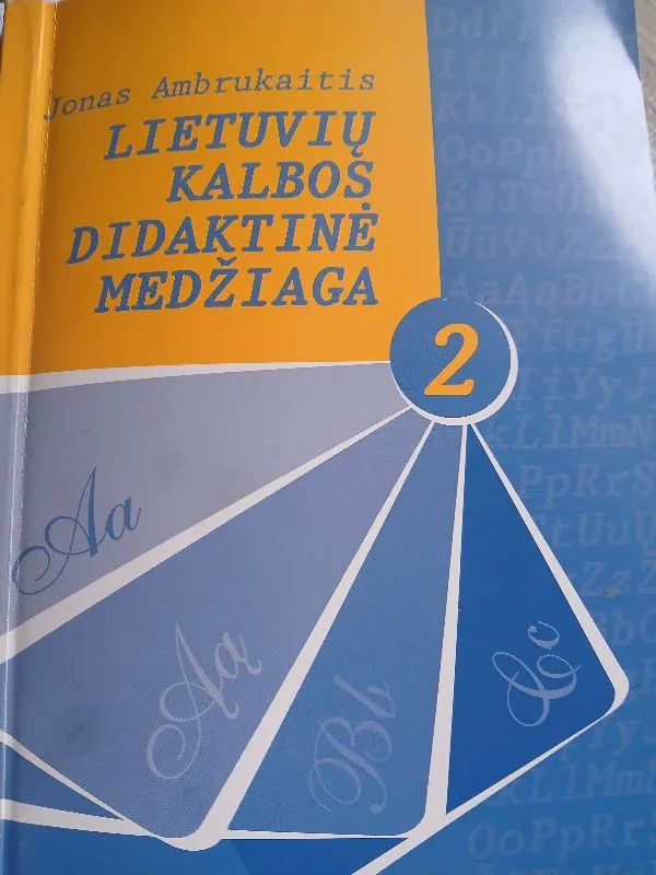 Lietuvių kalbos didaktinė medžiaga 2