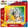 Gigant Pokemon 05641, 50 cm x 70 cm, 125 vnt. Ravensburger dėlionė