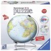 3D dėlionė Globuss Earth 12436, 23 cm x 23 cm, 540 vnt. Ravensburger dėlionė