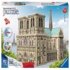 3D dėlionė Katedra Notre Dame 12523, 34.2 cm x 16.4 cm, 324 vnt. Ravensburger dėlionė