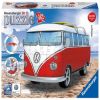 3D dėlionė Volkswagen Bus T1 12516, 31 cm x 7 cm, 162 vnt. Ravensburger dėlionė