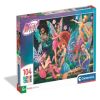 Dėlionės kilimėlis Super Color Winx 25085, 27 cm x 38 cm, 104 vnt. Clementoni dėlionė