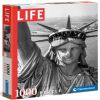 Life: Statue Of Liberty 39635, 69 cm x 50 cm, 1000 vnt., pilka Clementoni dėlionė