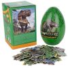National Geographic Tyranozaur Rex 306-DS1041, 24 cm x 18 cm, 63 vnt. Cubicfun dėlionė