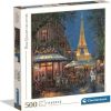 At The Eiffel Cafe 35571, 49 cm x 36 cm, 500 vnt. Clementoni dėlionė