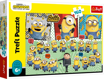 Minions 15398T, 27.5 cm x 41 cm, 160 vnt. Trefl dėlionė