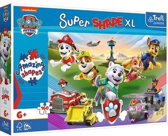 Paw Patrol Jumping Dog 50021, 40 cm x 60 cm, 160 vnt. Trefl dėlionė