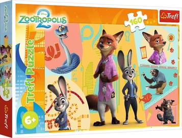 Zootropolis 2 15429, 27.5 cm x 41 cm, 160 vnt. Trefl dėlionė