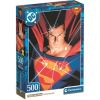DC Superrman 35601, 49 cm x 36 cm, 500 vnt. Clementoni dėlionė