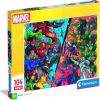 Marvel Heroes Vs Villains 25059, 33.5 cm x 48.5 cm, 104 vnt. Clementoni dėlionė