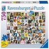 99 Charming Dogs 16939, 80 cm x 60 cm, 750 vnt. Ravensburger dėlionė