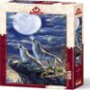 Full Moon Wolves 5217, 68 cm x 48 cm, 1000 vnt. Art Puzzle dėlionė