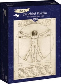 Leonardo Da Vinci 402741, 68 cm x 48 cm, 1000 vnt., rusva Bluebird Puzzle dėlionė